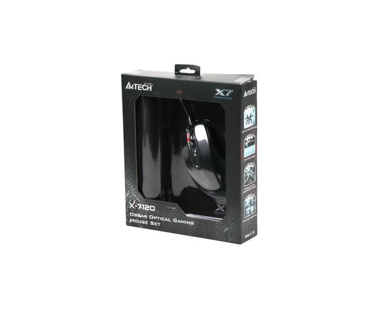 Мишка A4Tech X-7120 Black, зображення 5 Мишка A4Tech X-7120 Black, зображення 5