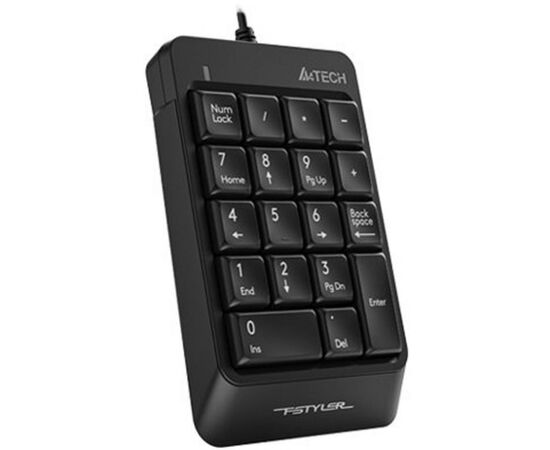 Клавіатура A4Tech FK13P Black, зображення 2 Клавіатура A4Tech FK13P Black, зображення 2