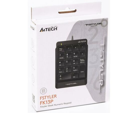 Клавіатура A4Tech FK13P Black, зображення 5 Клавіатура A4Tech FK13P Black, зображення 5