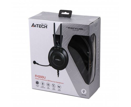 Наушники A4Tech FH200U Grey, изображение 5 Наушники A4Tech FH200U Grey, изображение 5
