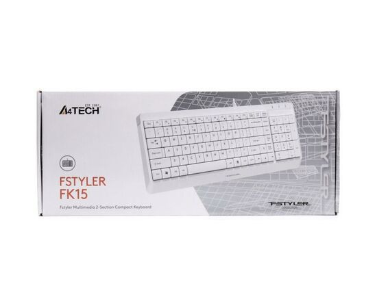Клавиатура A4Tech FK15 White, изображение 10 Клавиатура A4Tech FK15 White, изображение 10