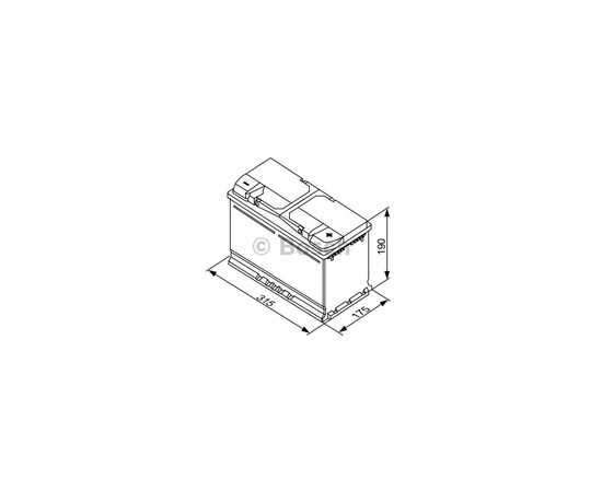Аккумулятор автомобильный Bosch 80А (0 092 S40 110), изображение 5 Аккумулятор автомобильный Bosch 80А (0 092 S40 110), изображение 5