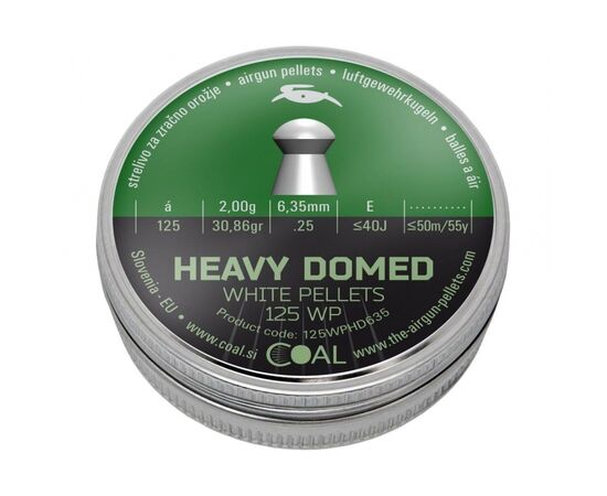 Пульки Coal Heavy Domed 6,35 мм 125 шт/уп (125WPHD635)
