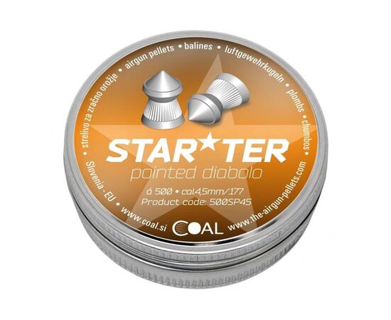 Пульки Coal Starter Pointed 4,5 мм 500 шт/уп (500SP45)