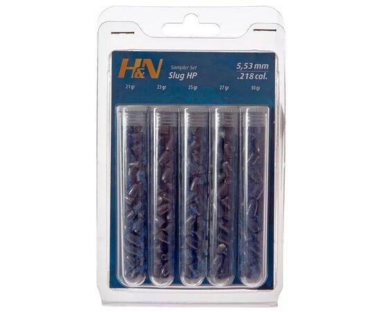 Пульки H&N Slug Sampler Test Set 5,53 мм (99985530005)