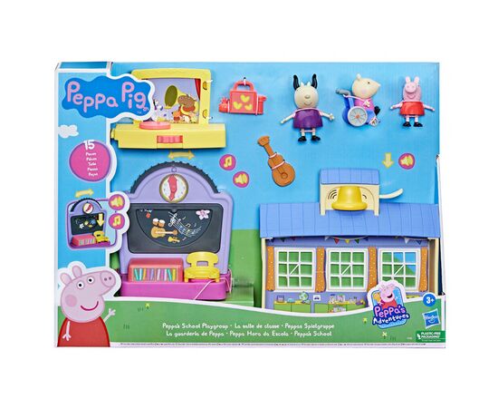 Игровой набор Peppa Школа Пеппы (3 фигурки, звук) (F2166), изображение 8 Игровой набор Peppa Школа Пеппы (3 фигурки, звук) (F2166), изображение 8