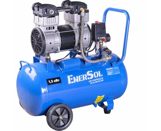 Компрессор Enersol безмасляный 240 л/мин, 1.5 кВт (ES-AC240-50-2OF)