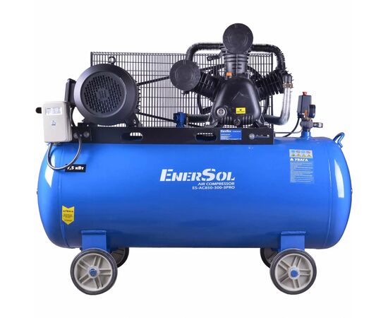 Компресор Enersol з ремінним приводом 850 л/хв, 7.5 кВт (ES-AC850-300-3PRO)