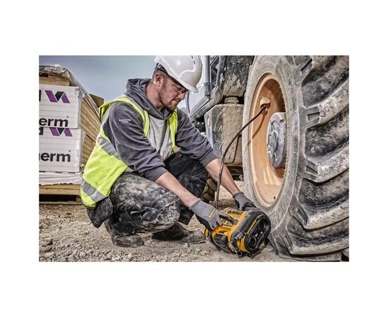 Автомобильный компрессор DeWALT аккумуляторный DCC018N (Без АКБ и ЗУ) (DCC018N), изображение 8 Автомобильный компрессор DeWALT аккумуляторный DCC018N (Без АКБ и ЗУ) (DCC018N), изображение 8