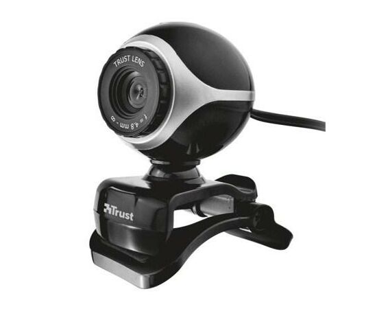 Веб-камера Trust EXIS WEBCAM BLCK-SLVR (17003)