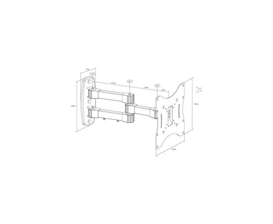 Кронштейн X-Digital STEEL SA245 Black, изображение 3 Кронштейн X-Digital STEEL SA245 Black, изображение 3