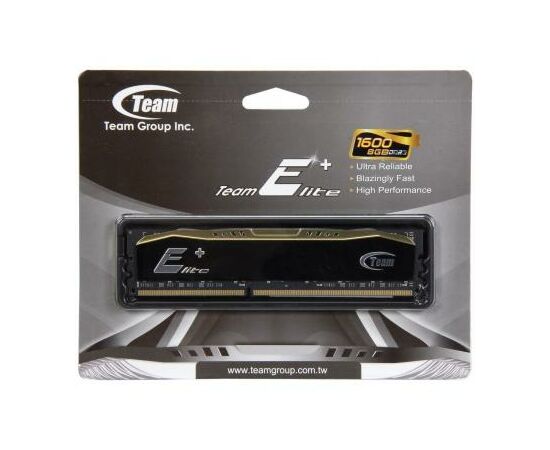 Модуль памяти для компьютера DDR3 8GB 1600 MHz Elite Plus Black Team (TPD38G1600HC1101), изображение 3 Модуль памяти для компьютера DDR3 8GB 1600 MHz Elite Plus Black Team (TPD38G1600HC1101), изображение 3