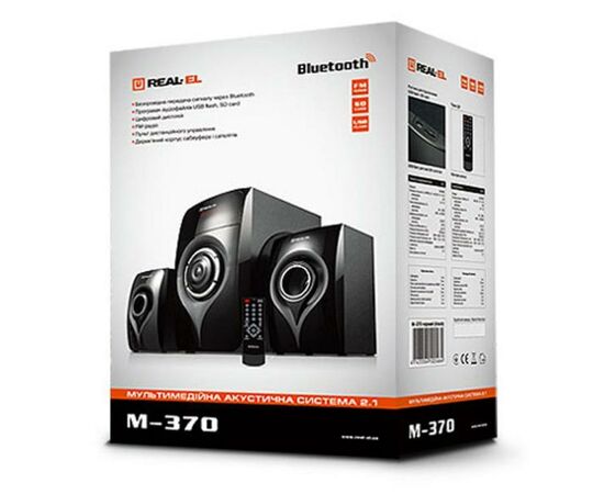 Акустическая система REAL-EL M-370 black, изображение 8 Акустическая система REAL-EL M-370 black, изображение 8