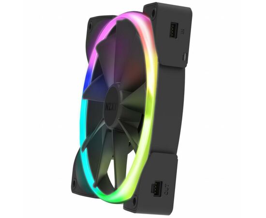 Кулер для корпуса NZXT Aer RGB 2 - Single (HF-28120-B1), изображение 4 Кулер для корпуса NZXT Aer RGB 2 - Single (HF-28120-B1), изображение 4