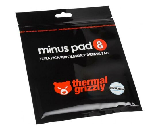 Термопрокладка Thermal Grizzly Minus Pad 8 30x30x0.5 mm (TG-MP8-30-30-05-1R), зображення 2 Термопрокладка Thermal Grizzly Minus Pad 8 30x30x0.5 mm (TG-MP8-30-30-05-1R), зображення 2