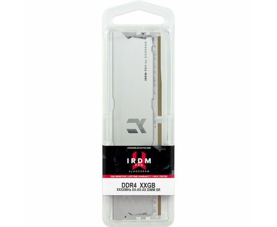 Модуль памяти для компьютера DDR4 16GB 3600 MHz IRDM PRO White Goodram (IRP-W3600D4V64L17/16G), изображение 3 Модуль памяти для компьютера DDR4 16GB 3600 MHz IRDM PRO White Goodram (IRP-W3600D4V64L17/16G), изображение 3
