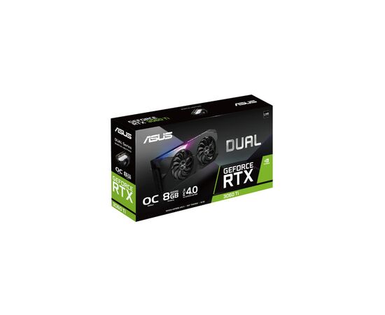 Видеокарта ASUS GeForce RTX3060Ti 8Gb DUAL OC V2 LHR (DUAL-RTX3060TI-O8G-V2), изображение 10 Видеокарта ASUS GeForce RTX3060Ti 8Gb DUAL OC V2 LHR (DUAL-RTX3060TI-O8G-V2), изображение 10