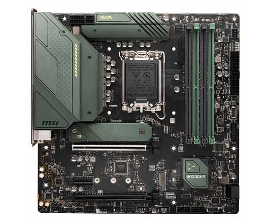 Материнская плата MSI MAG B660M BAZOOKA DDR4, изображение 2 Материнская плата MSI MAG B660M BAZOOKA DDR4, изображение 2
