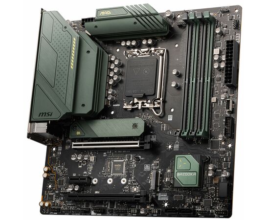 Материнская плата MSI MAG B660M BAZOOKA DDR4, изображение 4 Материнская плата MSI MAG B660M BAZOOKA DDR4, изображение 4