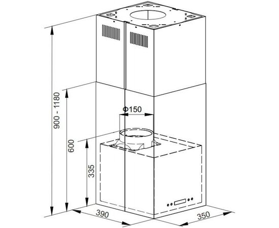 Вытяжка кухонная Gunter&Hauer ANGELA, изображение 4