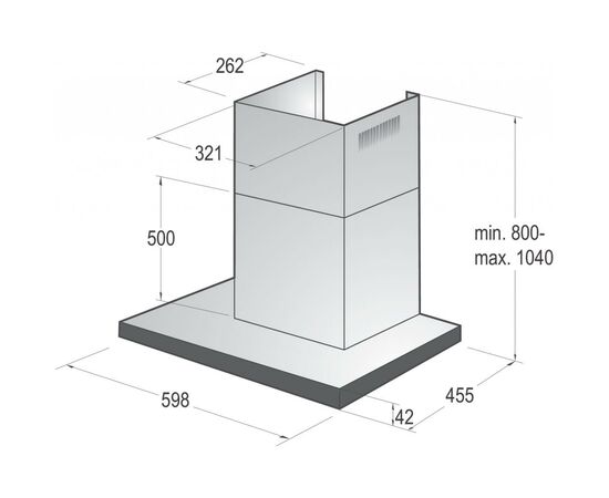 Вытяжка кухонная Gorenje WHT6SYB, изображение 5 Вытяжка кухонная Gorenje WHT6SYB, изображение 5