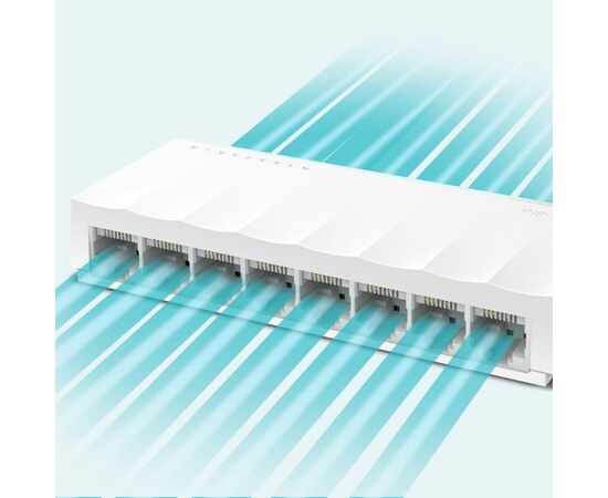 Коммутатор сетевой TP-Link LS1008, изображение 4 Коммутатор сетевой TP-Link LS1008, изображение 4