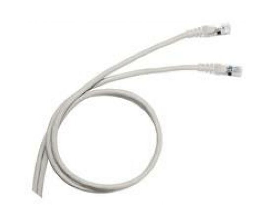 Патч-корд 2.0м, U/UTP, RJ45, cat.5e, ПВХ, grey, LCS2 LEGRAND (051637)