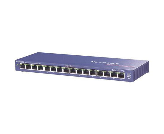 Коммутатор сетевой Netgear GS116GE, изображение 2 Коммутатор сетевой Netgear GS116GE, изображение 2