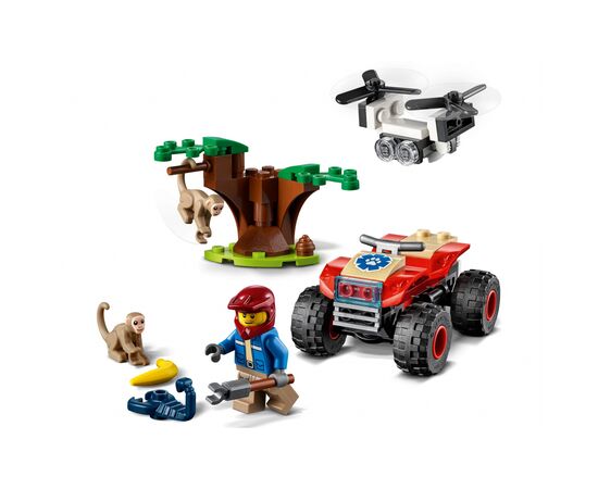 Конструктор LEGO City Спасательный вездеход для зверей 74 деталей (60300), изображение 3 Конструктор LEGO City Спасательный вездеход для зверей 74 деталей (60300), изображение 3