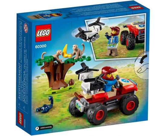 Конструктор LEGO City Спасательный вездеход для зверей 74 деталей (60300), изображение 6 Конструктор LEGO City Спасательный вездеход для зверей 74 деталей (60300), изображение 6