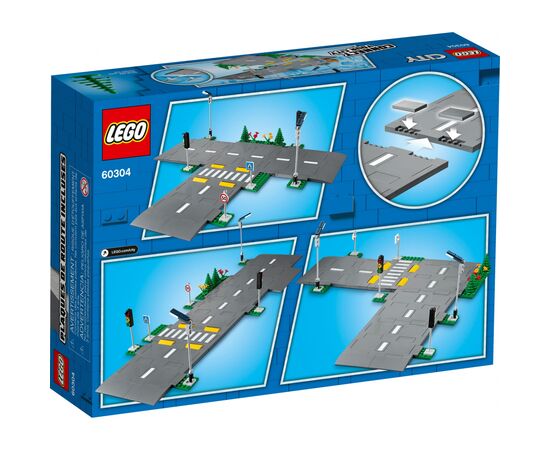 Конструктор LEGO City Town Дорожні плити 112 деталей (60304), изображение 6 Конструктор LEGO City Town Дорожні плити 112 деталей (60304), изображение 6