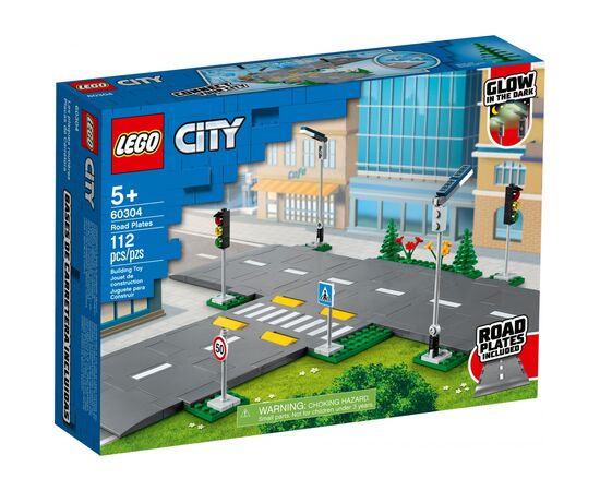 Конструктор LEGO City Town Дорожні плити 112 деталей (60304)