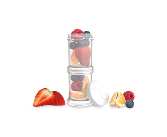 Контейнер для хранения продуктов Twistshake 2 шт 100 мл Белые (78028), изображение 2 Контейнер для хранения продуктов Twistshake 2 шт 100 мл Белые (78028), изображение 2