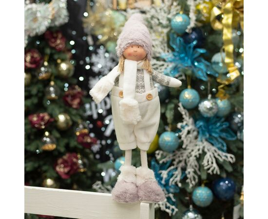 Новогодняя фигурка YES! Fun девочка новогодняя 50 см, пурпурная (973606), изображение 2 Новогодняя фигурка YES! Fun девочка новогодняя 50 см, пурпурная (973606), изображение 2