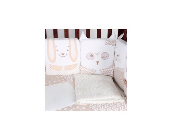 Детский постельный набор Верес Smiling animals beige new (216.06.110*90), изображение 2 Детский постельный набор Верес Smiling animals beige new (216.06.110*90), изображение 2