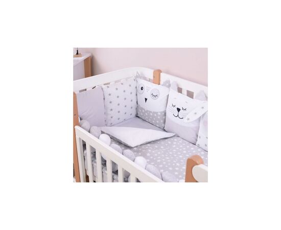 Детский постельный набор Верес Smiling animals white-gray new (216.07.110*90), изображение 2 Детский постельный набор Верес Smiling animals white-gray new (216.07.110*90), изображение 2