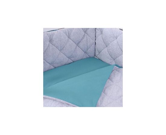 Детский постельный набор Верес Velour Grey-tiffany (218.01), изображение 4 Детский постельный набор Верес Velour Grey-tiffany (218.01), изображение 4