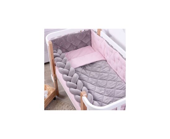Дитячий постільний набір Верес Velour Taupe-ros (218.02), зображення 2 Дитячий постільний набір Верес Velour Taupe-ros (218.02), зображення 2