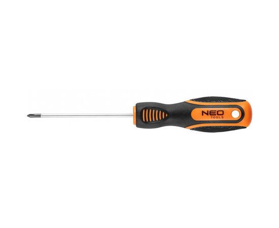 Отвертка Neo Tools крестовая, PH0 x 75 мм, CrV (04-177)