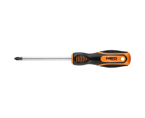 Отвертка Neo Tools крестовая, PH2 x 100 мм, CrV (04-180)