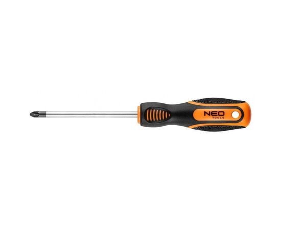 Отвертка Neo Tools крестовая, PZ2 x 100 мм, CrV (04-184)