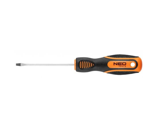 Отвертка Neo Tools шлицевая 3x75 мм, CrV (04-171)