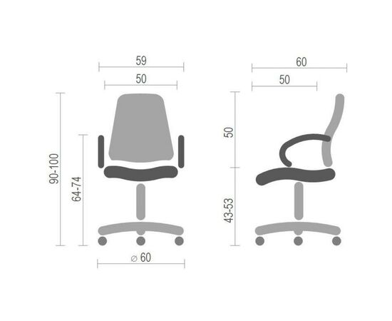 Офисное кресло Аклас Рокко CH TILT Черное (55), изображение 6 Офисное кресло Аклас Рокко CH TILT Черное (55), изображение 6