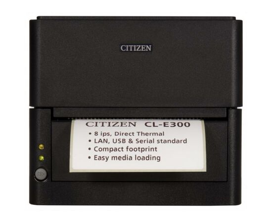 Принтер этикеток Citizen CL-E300 USB, RS232 (CLE300XEBXXX), изображение 4 Принтер этикеток Citizen CL-E300 USB, RS232 (CLE300XEBXXX), изображение 4