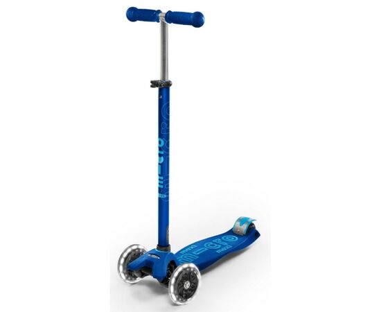Самокат Micro Maxi Deluxe Navy LED (MMD083), изображение 3 Самокат Micro Maxi Deluxe Navy LED (MMD083), изображение 3