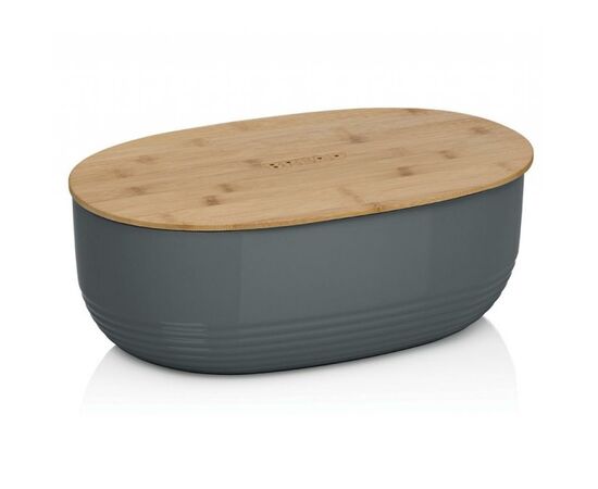 Хлебница Kela Namur Dark Gray 37,5х23х14 см (12063)