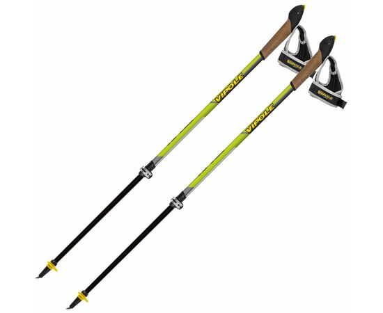 Палки для скандинавской ходьбы Vipole Instructor Vario QL Green DLX S2028 (928537)
