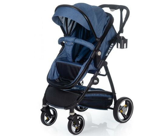 Коляска BabyHit Winger Blue трансформер (73553), изображение 9 Коляска BabyHit Winger Blue трансформер (73553), изображение 9