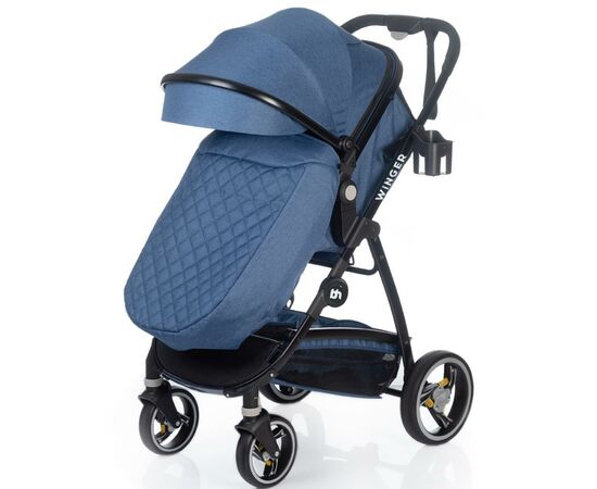Коляска BabyHit Winger Blue трансформер (73553)