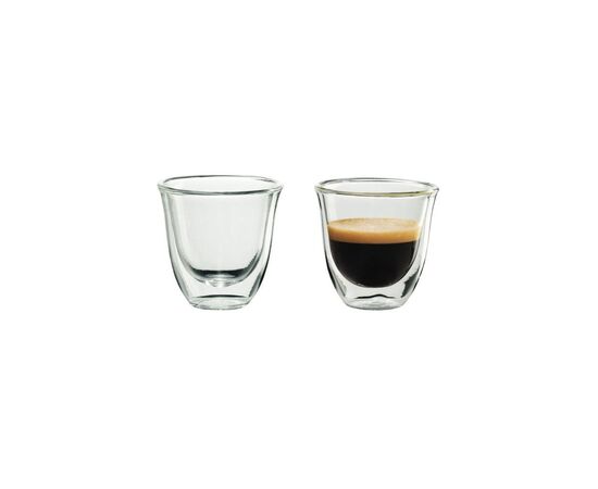 Набір чашок DeLonghi Espresso 2 шт 60 мл (00000010999), зображення 2 Набір чашок DeLonghi Espresso 2 шт 60 мл (00000010999), зображення 2